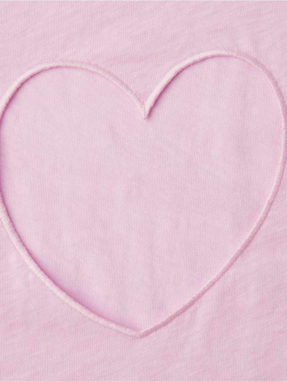 SKIMS Light Pink Short Sleeve Tee with Heart Cutout - Picture 6 of 7